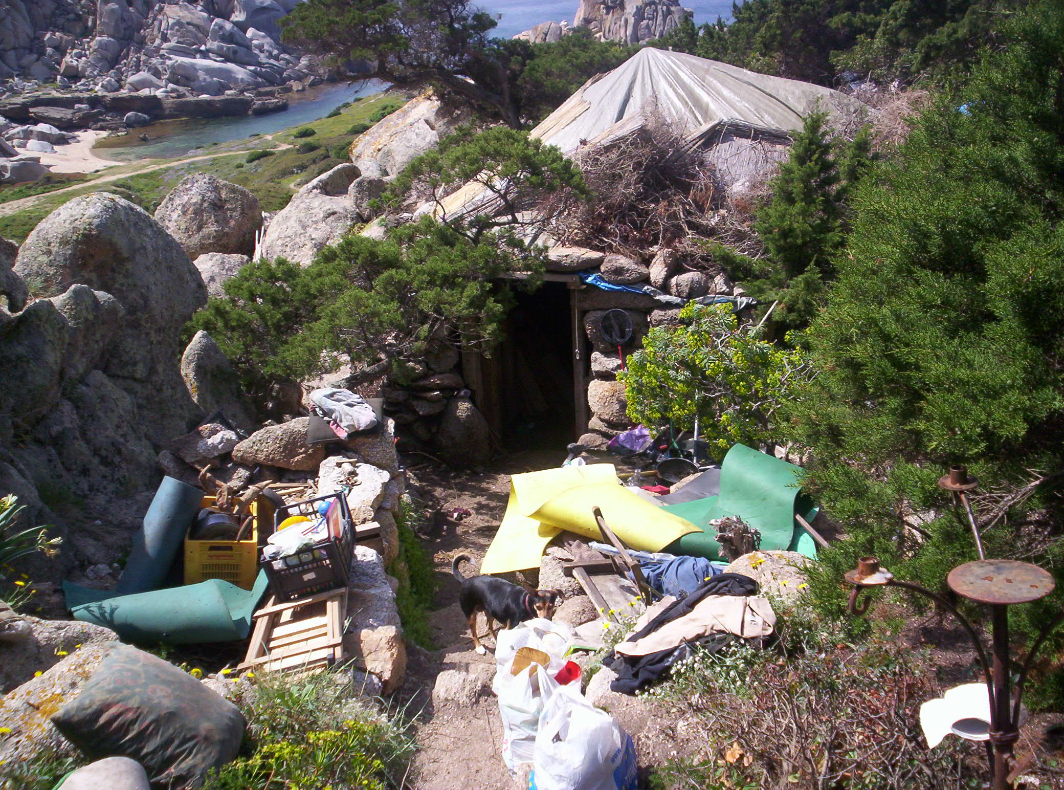 casa di morgan dopo il ciclone Ladia