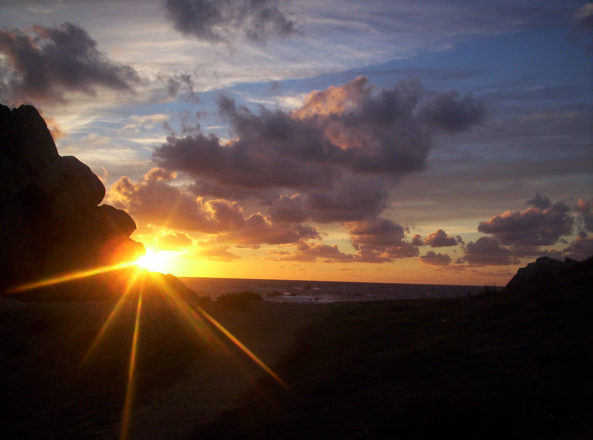 tramonto in ottobre